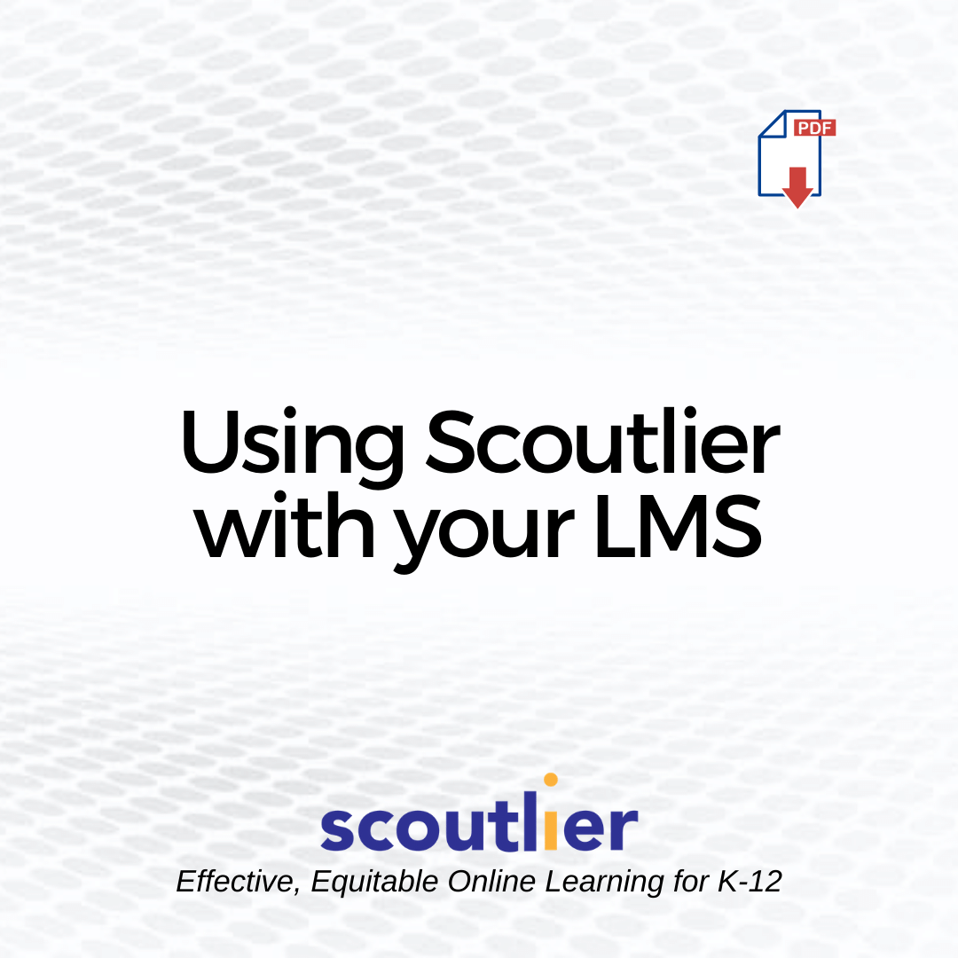Opens Using Scoutlier with your LMS PDF
